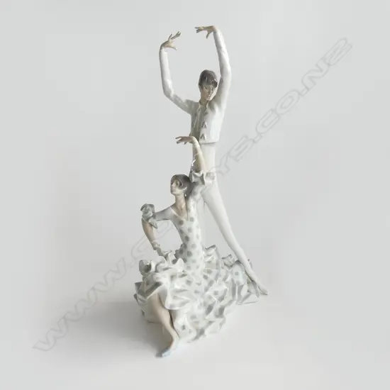 LLADRO #4519 FLAMENCO DANCERS H.500mm