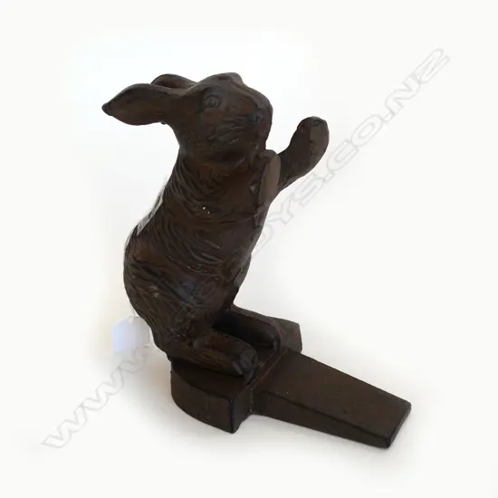 CAST IRON RABBIT DOOR STOP H. 190mm