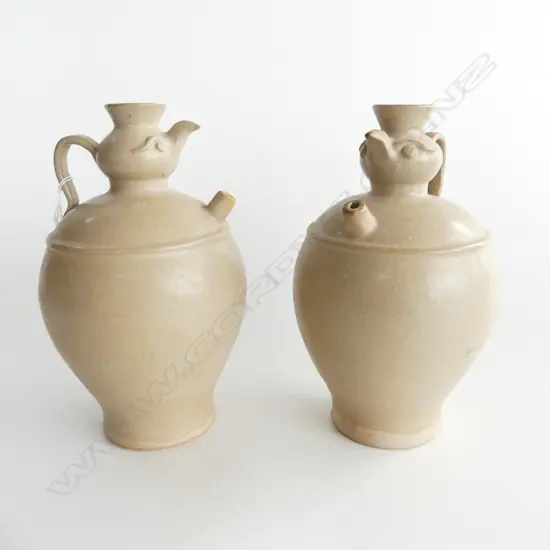 PR FRENCH STONEWARE JUGS, H. 150mm