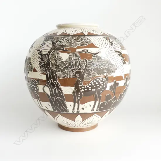 LG CHINESE VASE H.330mm / 380mm dia