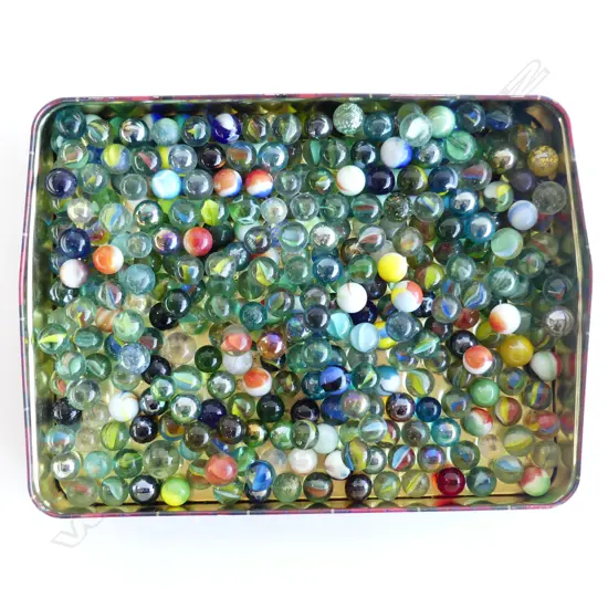 TIN OF MARBLES 