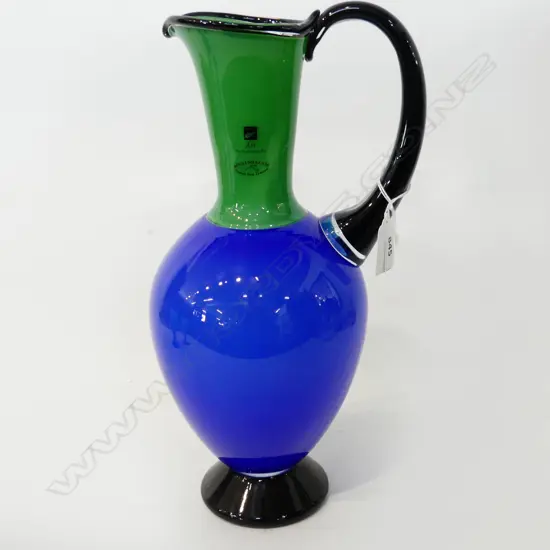 LG HOGLUND ART GLASS JUG H.325mm