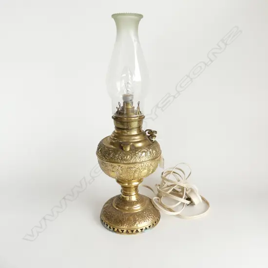 ELECTRIFIED KEROSENE LAMP H.490mm