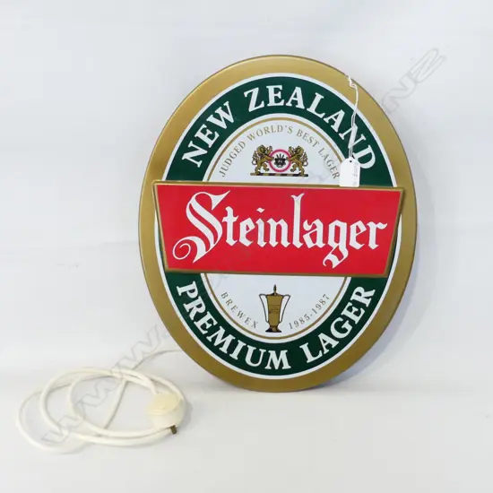 STEINLAGER ILLUMINATED BAR SIGN H430MM