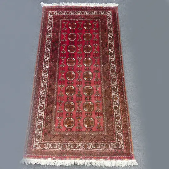 HAND KNOTTED ALL WOOL RUG 2000x1050mm
