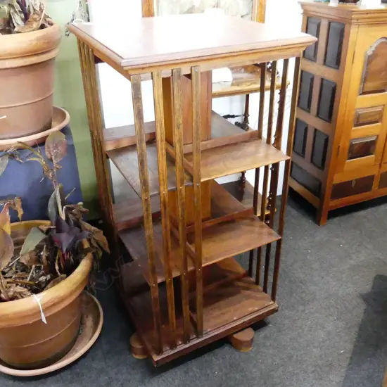 REVOLVING BOOK CASE 600x600x1240mm...