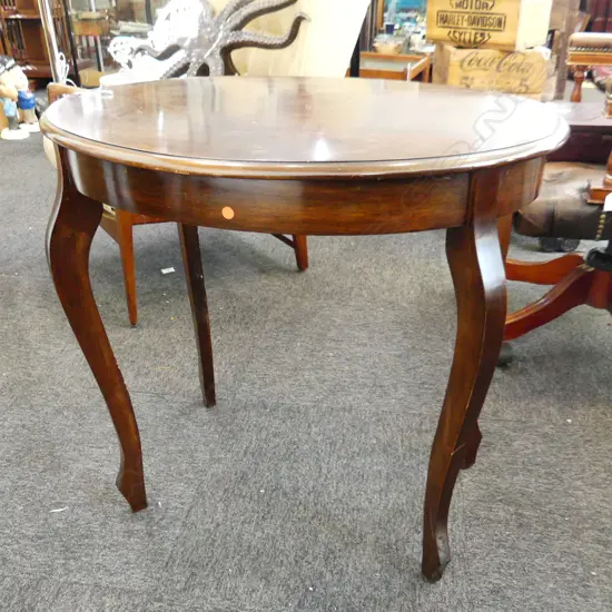 OVAL SIDE TABLE 760x580x710mm