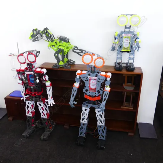 4 MECCANO ROBOTS – WORKING [TALLEST 1100MM]