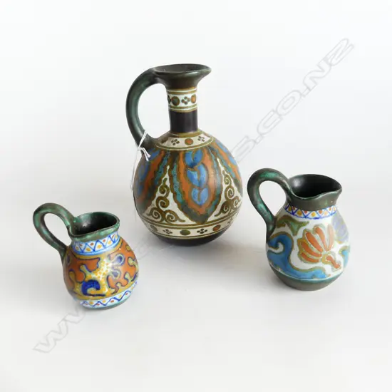 3 GOUDA JUGS H.170mm