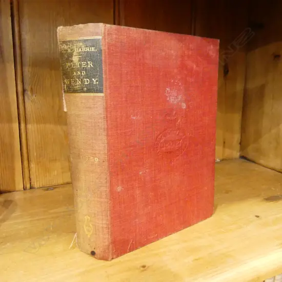 BOOK; J. M. BARRIE 'PETER & WENDY' REBOUND 1st Ed.? 200x150mm