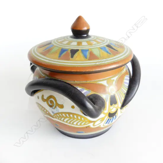 GOUDA TRI-HANDLED LIDDED CONTAINER H.165mm