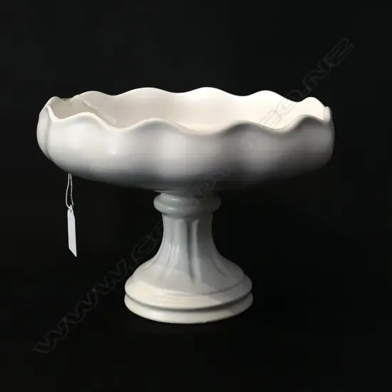 WHITE CROWN LYNN COMPORT 190mm dia #2020