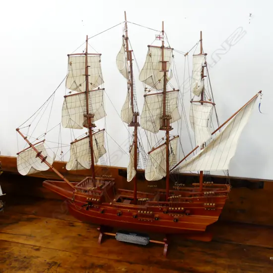 LG MODEL SAIL BOAT 'MAYFLOWER' W.1000 H.950mm