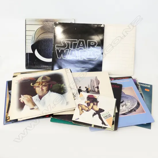 20 ASST. RECORDS; PINK FLOYD, DIRE STRAITS ETC