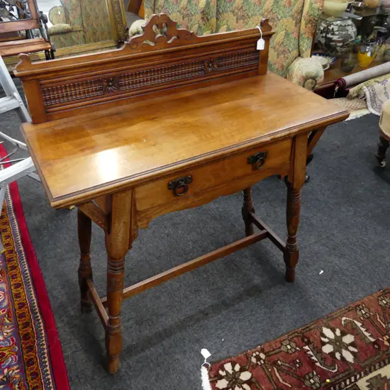 EARLY 20thC HALL TABLE 910x405x1050mm