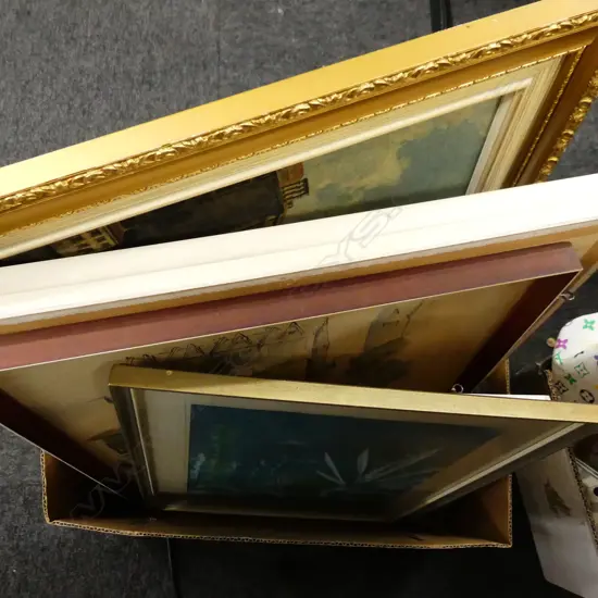 BOX LOT ASST. ARTWORKS