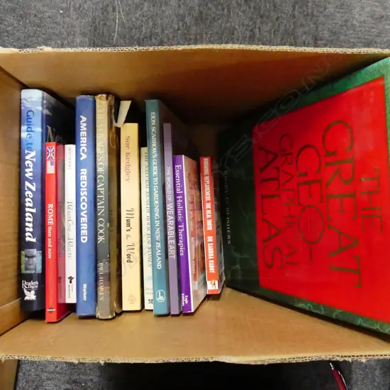 BOX LOT VARIOUS REFERENCE BOOKS