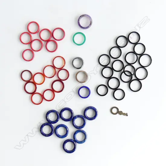 BAG ASST GEMSTONE RINGS 