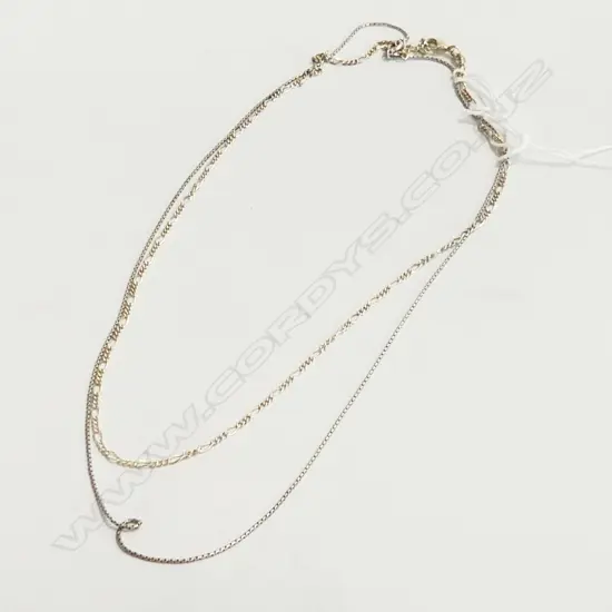 2 STG SILVER CHAINS 5.18GMS