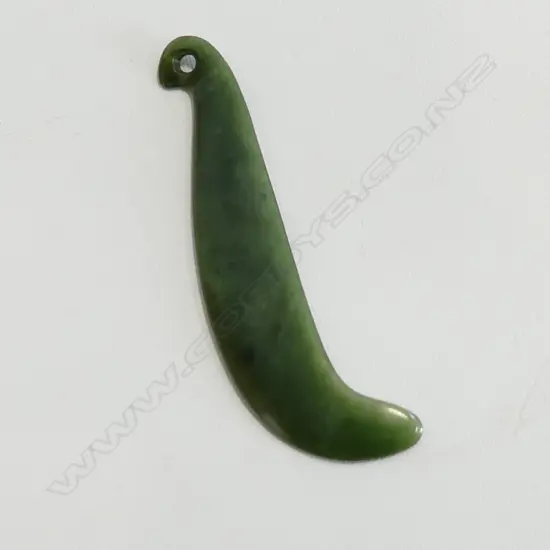 POUNAMU (GREENSTONE) PENDANT (L 70mm)