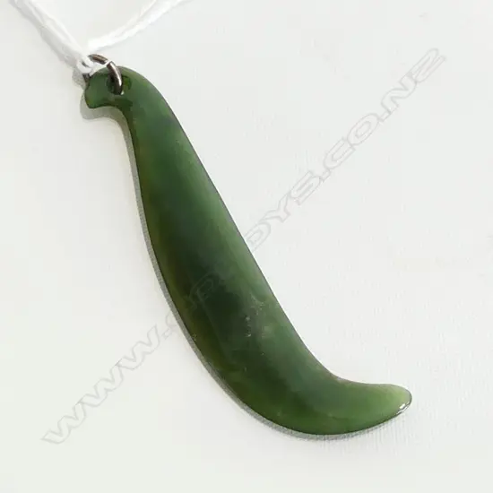 POUNAMU (GREENSTONE) PENDANT (L 70mm) 