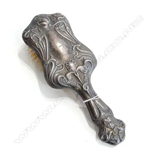 STG SILVER ART NOUVEAU HAIR BRUSH, B'HAM 1905