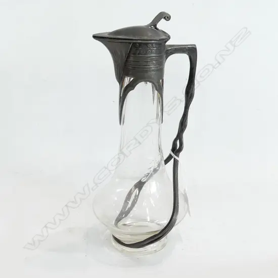 ART NOUVEAU CLARET JUG H.280mm