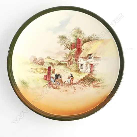 ROYAL DOULTON LARGE CHARGER. ' RUSTIC ENGLAND' PATTERN . D.5694. Dia 340mm
