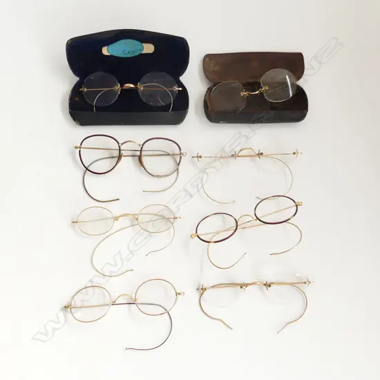 BUNDLE VINTAGE SPECTACLES (some gold plated)