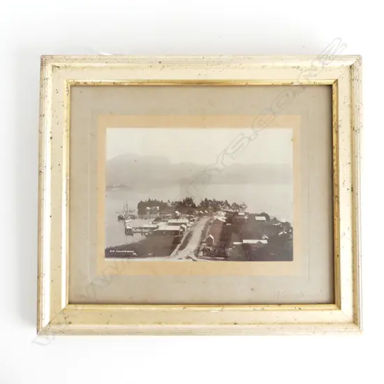 EARLY FRAMED COLLINGWOOD NZ PHOTOGRAPH BY H. BRUSEWITZ NELSON 350 X 300mm
