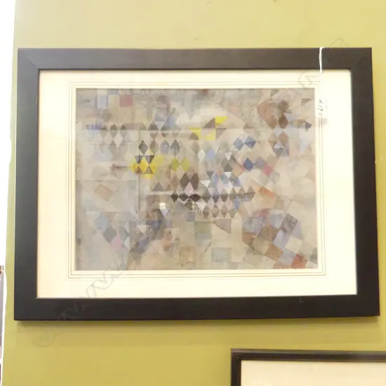 G E FAIRBURN, ABSTRACT, 1964, WATER COLOUR, SIGNED, 340 X 260mm