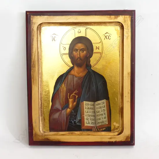 RELIGIOUS ICON; JESUS CHRIST 305x245mm
