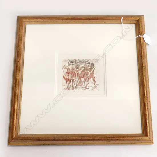 **RTV** KHALIL IBRAHIM (1934-2018) EAST COAST FISHERMEN, A/P ETCHING 1983 110x120mm