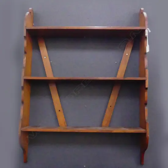 WOODEN WALL SHELF 625x150x845mm