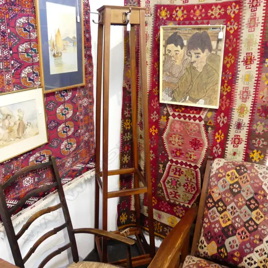 1920'S FREE STANDING HAT & COAT RACK A/F