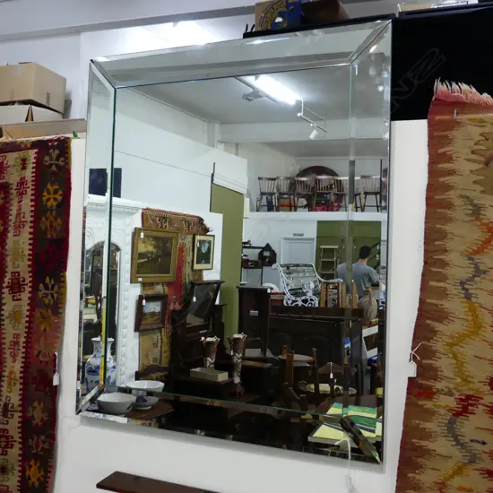 LG HALL MIRROR  1080 x 925mm (Small Chip to Corner)