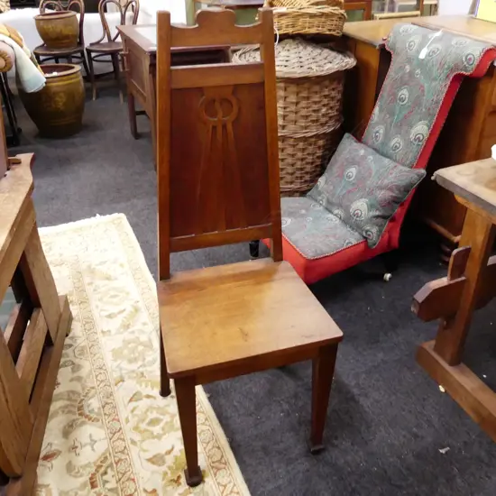 OAK ARTS & CRAFTS DINING CHAIR