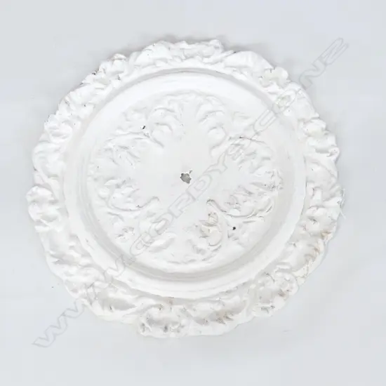 LG WHITE PLASTER CEILING ROSE, DIA 570mm