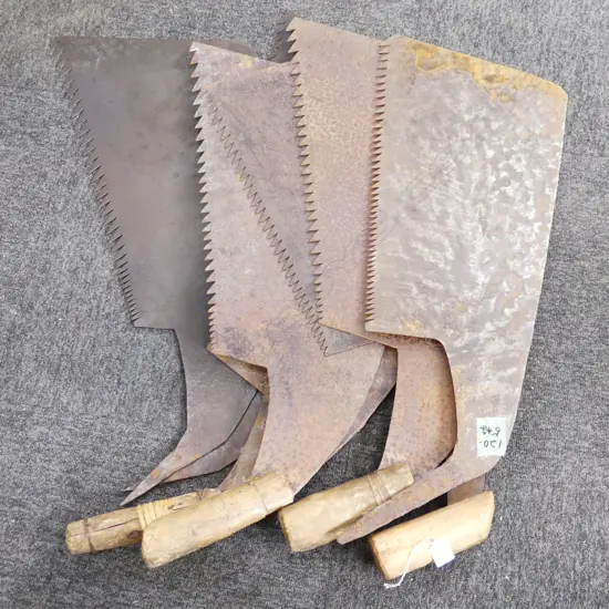 7 X EDO PERIOD JAPANESE RIP SAWS