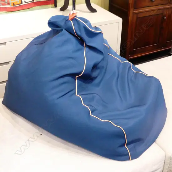 LG KAS TEAL CANVAS BEAN BAG