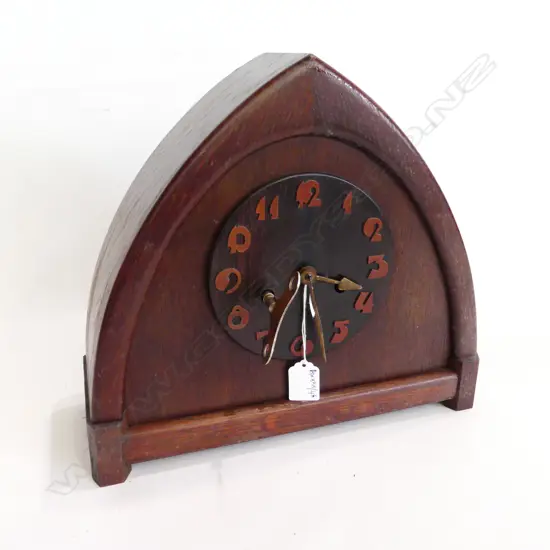 ARTS & CRAFTS MANTLE CLOCK H.300mm