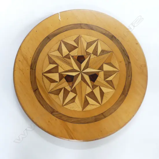 INLAID WOODEN TABLE TOP 660mm