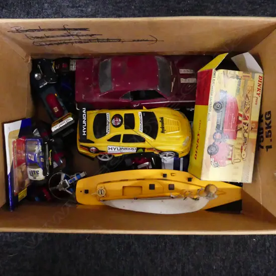 BOX LOT COLLECTORS CARS BOAT ETC