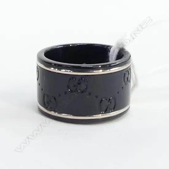 GUCCI ICON CORUNDUM RING, SIZE K
