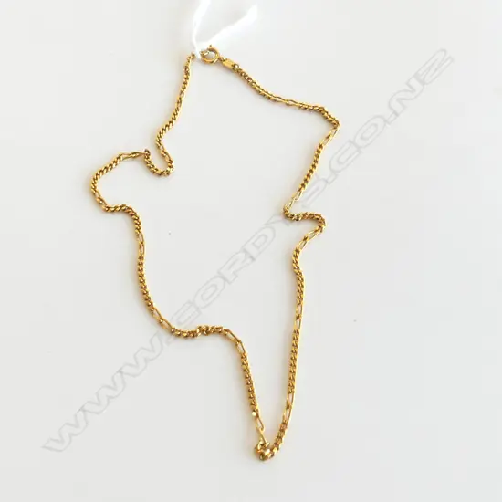 14/15ct GOLD CHAIN. L.38mm.  4.67GMS