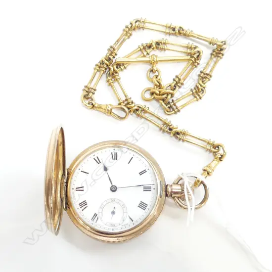 GP POCKET WATCH & FOB CHAIN