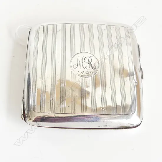 STG SILVER CIGARETTE CASE, B'HAM 1919 86 GRAMS