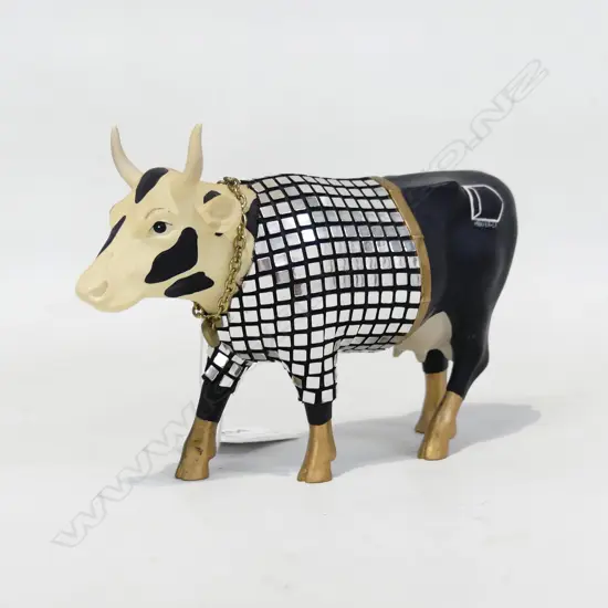COW PARADE COLLECTABLE COWS "DISCO COW"