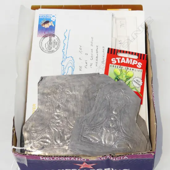 BOX LOT FIRST DAY COVERS, KAURI GUM ETC