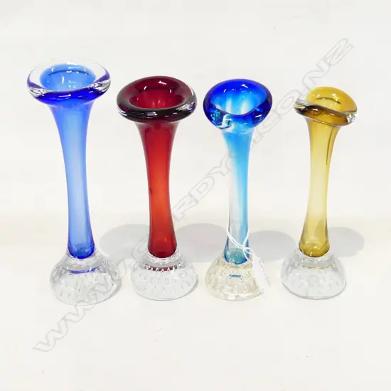 4 ASST. ASEDI BUD VASES H.210